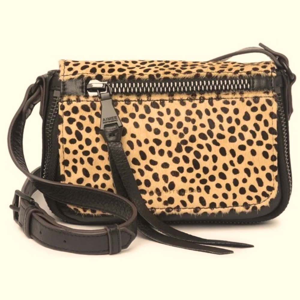 Aimee Kestenberg NWT calf hair/ leather crossbody bag.